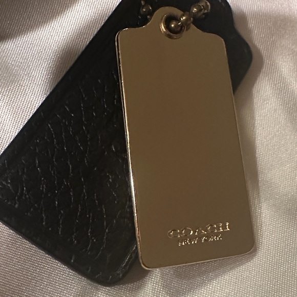 Coach Madison Black Leather Handbag with gold trim - Picture 16 of 16